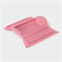 Конверт для запекания Доляна «Макси», силикон, 26×14×7.5 см, цвет розовый