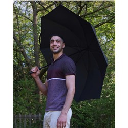 S942-01 Caddie Golf Black (Черный) Зонт мужской гольфер Fulton