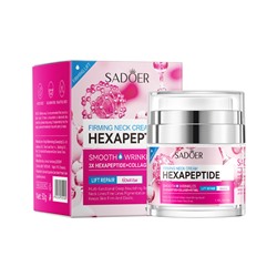 Укрепляющий крем для шеи с гексапептидом+коллаген+ретинол SADOER Firming Neck Cream HEXAPEPTIDE, 50 гр