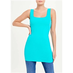 Basic Longline Square Neck Vest