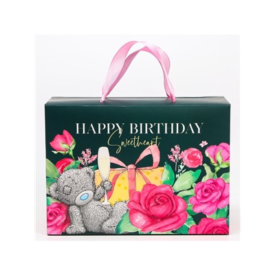Пакет подарочный-коробка, 28×20×13 см Happy Birthday, упаковка, Me To You