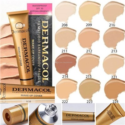 Тональный крем Dermacol Filmstudio Barrandov Prague Waterproof SPF 30 №215 30 g