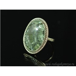 Кольцо серафинит "Овал" 23*30мм, размер 19