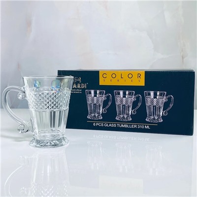 588-576 Набор из 6 кружек 310мл в под.уп.(х8)Стекло