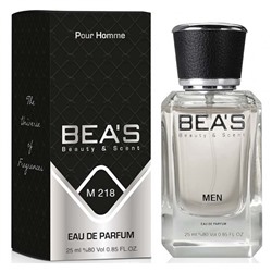 Beas M218 Carolina Herrera 212 Vip Men edp 25 ml, Парфюм мужской Beas Beas M218 создан по мотивам аромата Carolina Herrera 212 Vip