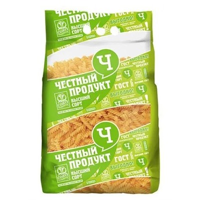 Честный Продукт Макароны СПИРАЛЬКА гр.В в/с 5кг