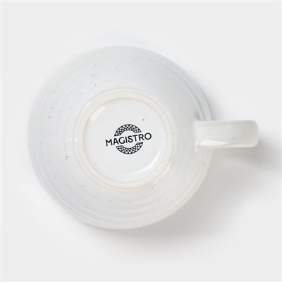 Чашка Magistro Urban, 200 мл, фарфор, белая