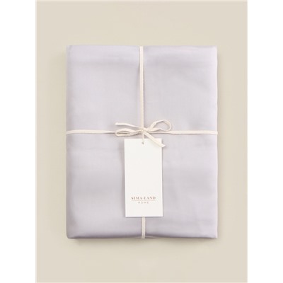 Простыня 1.5 спальная SL Home Tencel, 160×235 см, светло-серая, тенсель