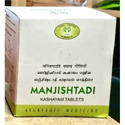 Manjisthadi Kashaya 100 tabs, AVN Манджиштхади Кашаям