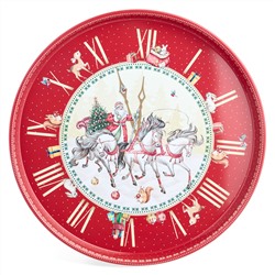 ПОДНОС СЕРВИРОВОЧНЫЙ AGNESS "CHRISTMAS COLLECTION " 33*2,1 СМ