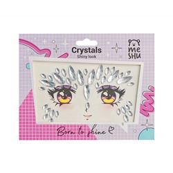 Наклейки-стразы MESHU "Shiny look", 17,5*14,5см, инд. уп., европодвес