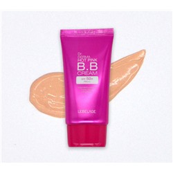 Lebelage BB-крем увлажняющий с экстрактом розы / Dr. Derma Hot Pink BB Cream Spf 50+ Pa+++, 30 мл