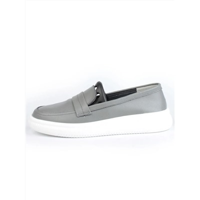 03-ZL-8501 DK. GRAY Полуботинки женские (натуральная кожа)