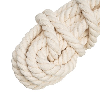 Веревка х/б, D 12 мм, L 11 м, крученая, 299 кгс Сибртех