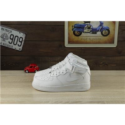 Зимние Nike Air Force из натуральной кожи