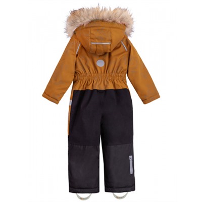 Комбинезон зимний для мальчика NIKASTYLE 8з0523 кэмел черный