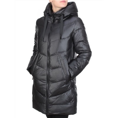 GWD202821 BLACK Пальто зимнее облегченное ICEBEAR (150 гр. холлофайбер)