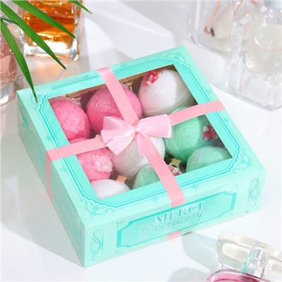 Набор бомбочек для ванн Merci beaucoup 9 шт. по 40 г