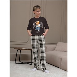 Детский костюм для мальчика Мишель-3 КМ-217 / коричневый