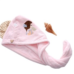 Полотенце для волос, милый платок, сухая шапочка для душа, оптовые продажи, увеличенная толщина