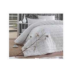Стеганое Одеяла 195x215 см. 100% Cotton Yorgan Çift Kişilik Beyaz