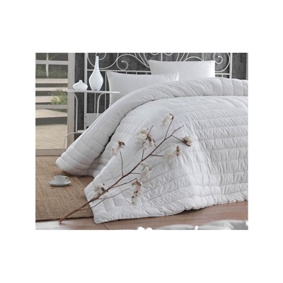 Стеганое Одеяла 195x215 см. 100% Cotton Yorgan Çift Kişilik Beyaz