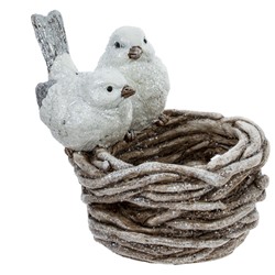 Фигурка декоративная "Птички", L11 W9 H10 см