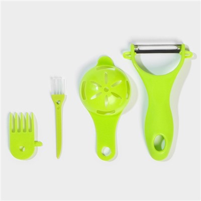 Овощерезка универсальная Chopper, 22 в 1, серая, зелёная