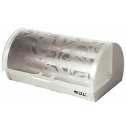 Хлебница Kelli KL-2148 корпус из нержавеющей стали крышка углеродистая сталь 39х28х18,5 см (4) оптом