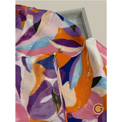 Платок на шею с украшением Артикул 2455/28