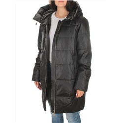 S21121 BLACK Куртка зимняя женская (150 гр. холлофайбера)