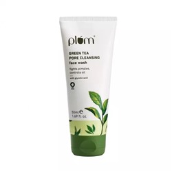 Средство для умывания с Зеленым чаем (50 мл), Green Tea Pore Cleansing Face Wash, произв. Plum