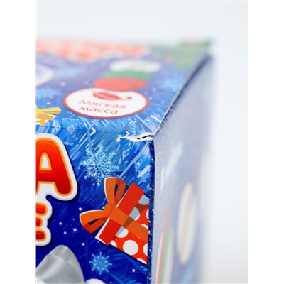 УЦЕНКА Набор для творчества, ёлочные шары «Сказка в шаре» Дед Мороз с массой для лепки