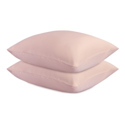 Набор наволочек из премиального сатина цвета пыльной розы из коллекции Essential, 50х70 см