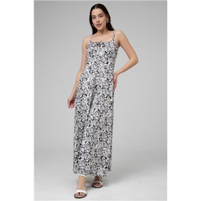 Сарафан женский 25-592L1-44 02/серый/абстракция