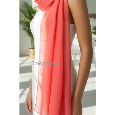 Шарф шифоновый однотонный Арт 0984/8