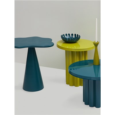 Столик приставной Vivlend, Ø43 см, лайм