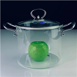 588-483 Кастрюля 2,6л. с крышкой  в под.уп.(х4)