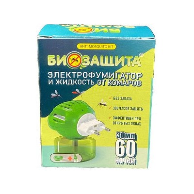 Комплект БИОЗАЩИТА 60ночей+фумигат.