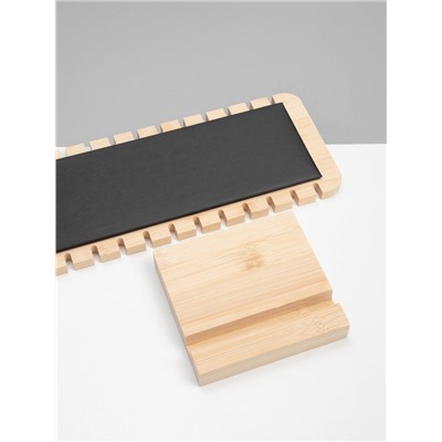 Подставка под цепочки QF, на 12 мест, 10×10×27, чёрная