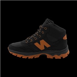 Ботинки на меху А690-3 черные