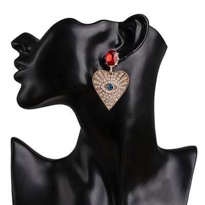 1G0378 Серьги От Сглаза, 55х30х10мм