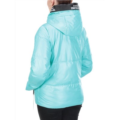 8278 TURQUOISE Куртка демисезонная женская BAOFANI (100 гр. синтепон)
