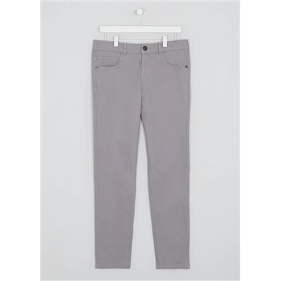 Skinny Fit Twill Trousers