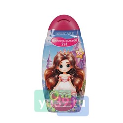 Детский Шампунь-бальзам Delicare Малина 3+ 300мл