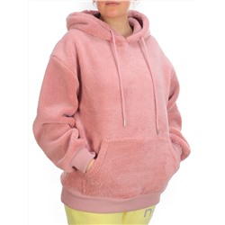 110 PINK Худи женское Тедди на флисе