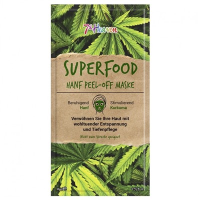 7th. Heaven Superfood Peel-Off Hanf  Суперфуд Peel Off Hemp