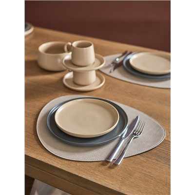 Набор из 2-х двухсторонних сервировочных салфеток Drop, 33х41 см, шоколадный/бежевый