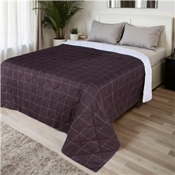 Покрывало LoveLife 2 сп Cage: graphite 180*210±5см, микрофайбер, 100% п/э