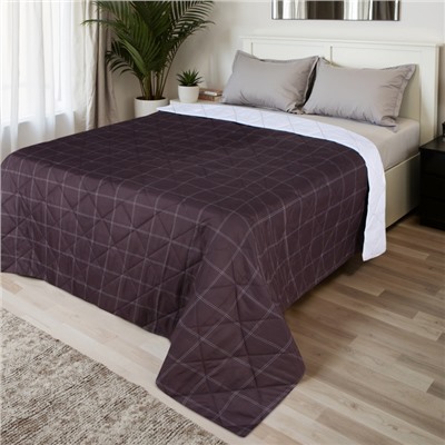 Покрывало LoveLife 2 сп Cage: graphite 180*210±5см, микрофайбер, 100% п/э